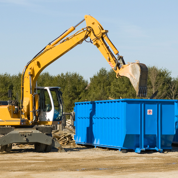 what happens if the residential dumpster is damaged or stolen during rental in Poplar Ridge